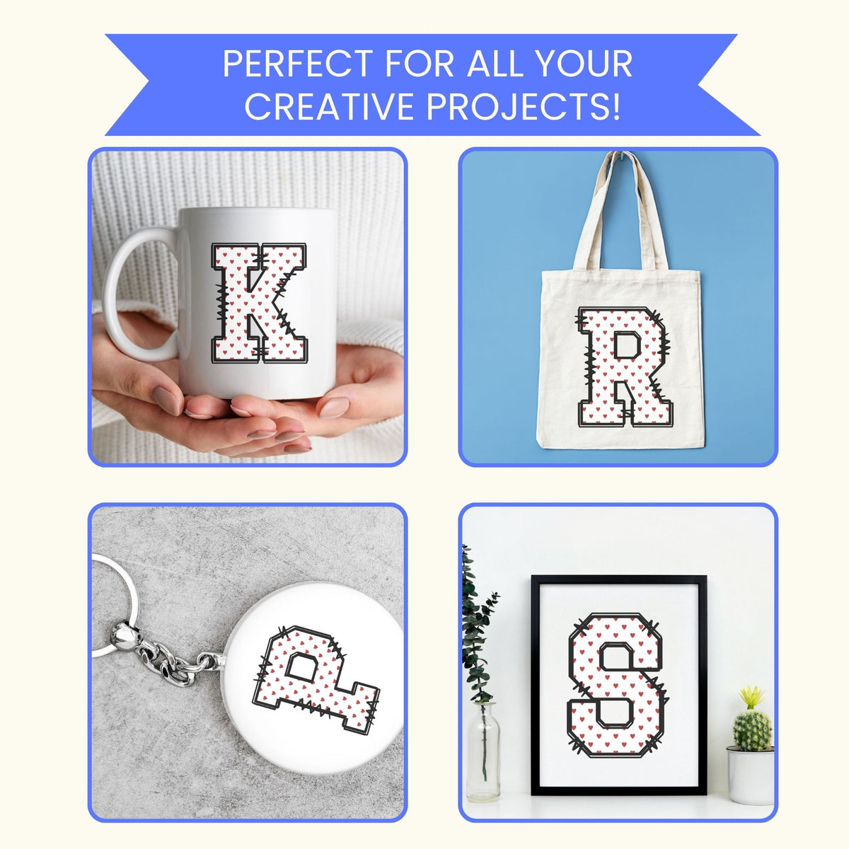 Red Hearts Alphabet Clip Art Bundle PNG | A-Z Letters & 0-9 Numbers | Valentine Alphabet | Commercial Use | Sublimation PNG | Digital Download | Printable Monogram Letters