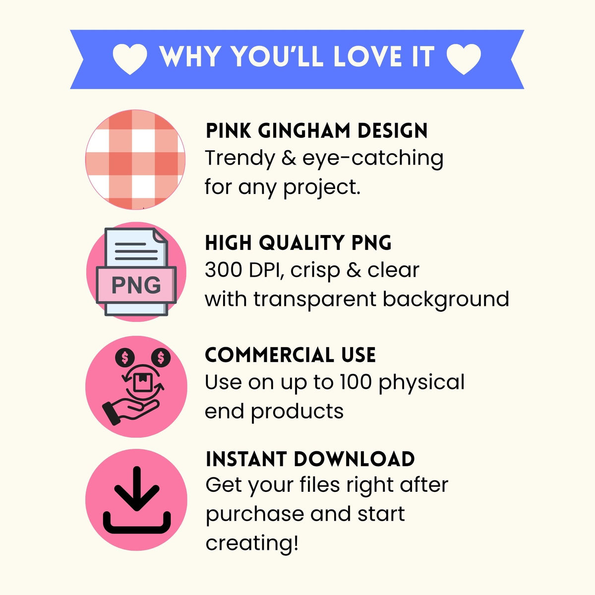 Pink Gingham Alphabet Clip Art Bundle PNG | A-Z Letters & 0-9 Numbers | Commercial Use | Sublimation Alphabet | Digital Download | Printable Monogram Letters