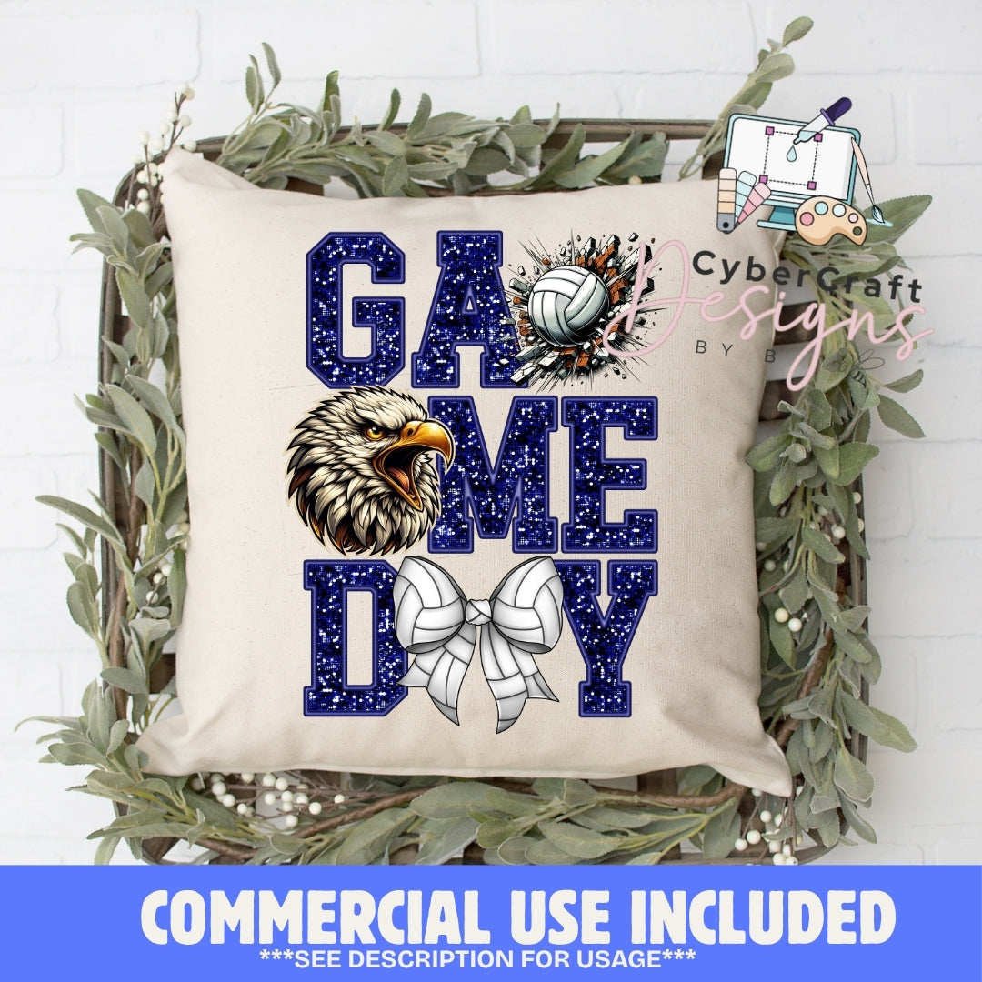 Digital PNG design displayed on a decorative pillow mockup showing one of many possible finished product applications.